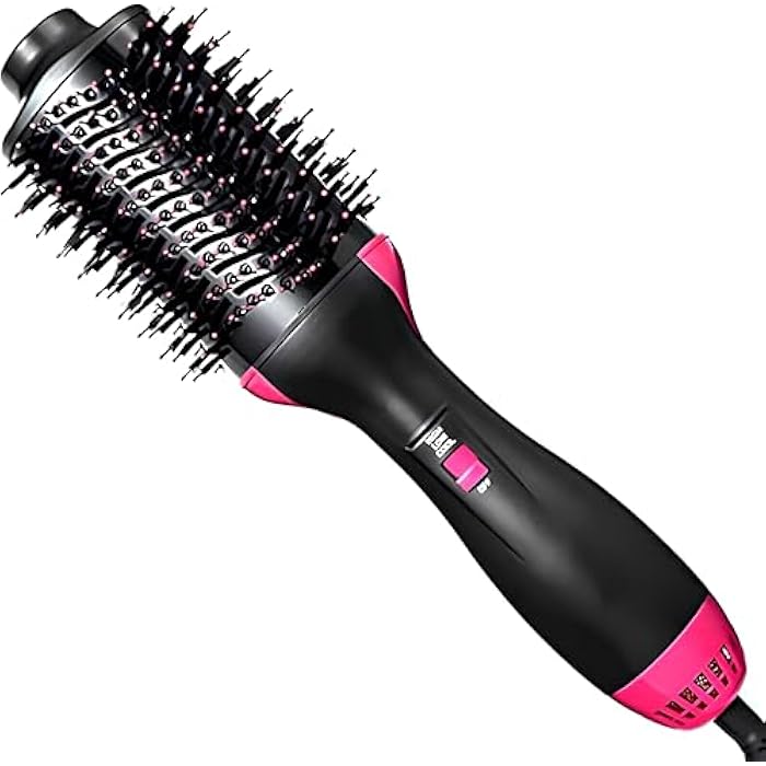Hair styler-high speed electric hair brush with hot air to increase density and get a shiny finish, ideal for quick and easy styling - Image 1
